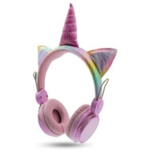 Headphone Fone De Ouvido Sem Fio Bluetooth Unicórnio Brilho