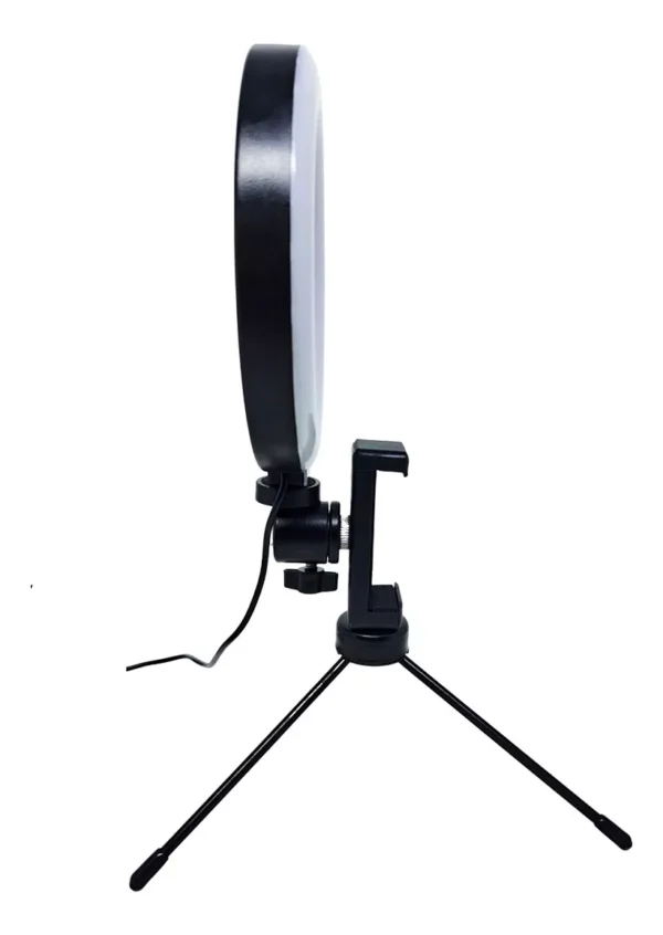 Ring Light De Mesa Iluminador De Led Tripé 6 Polegadas 16cm - Imagem 8