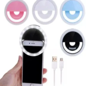 Mini Ring Light Selfie Com Luz De Led Para Celular