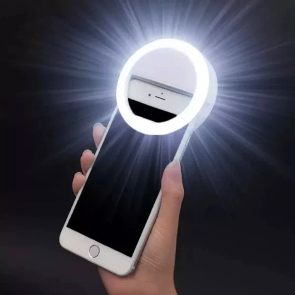 Mini Ring Light Selfie Com Luz De Led Para Celular - Imagem 11