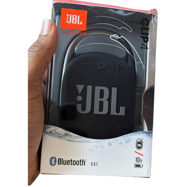 Caixa De Som Bluetooth Sem Fio Jbl Clip4 Preto Ultraportátil - Imagem 2