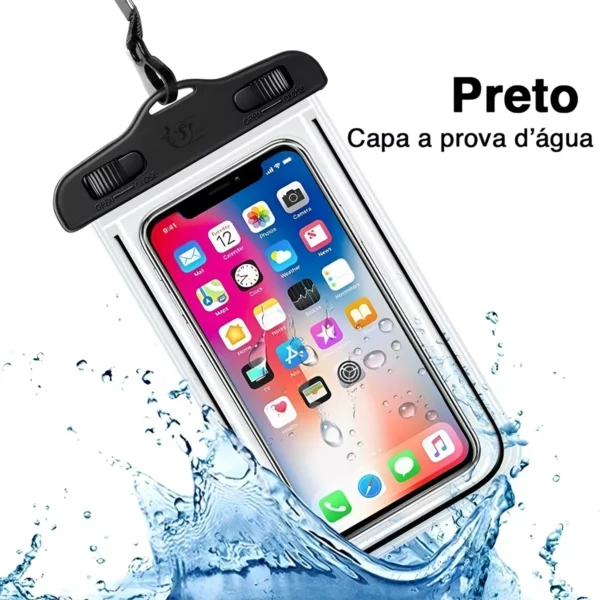 Bolsa Case Prova Dágua Celular Universal Impermeável - Imagem 3