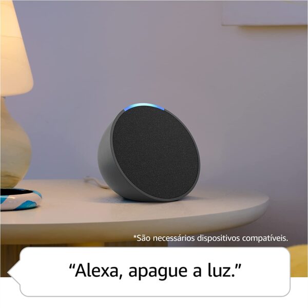 Echo Pop Smart Speaker Amazon Original - Imagem 3