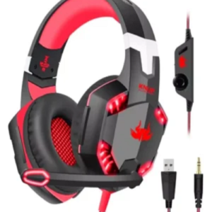 Fone De Ouvido Gamer Headset Knup Kp-455A Com Led Microfone