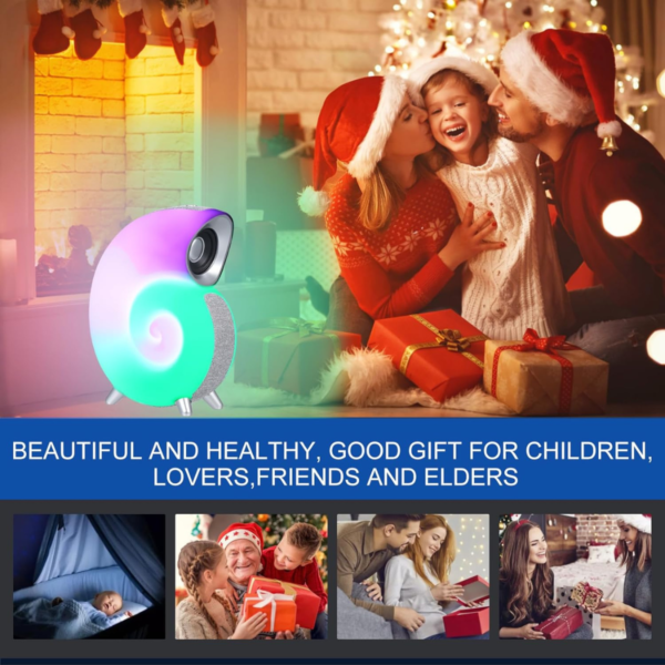 Conch Bluetooth Speaker, Smart Rgb Luz Atmosfera, Despertado - Imagem 5
