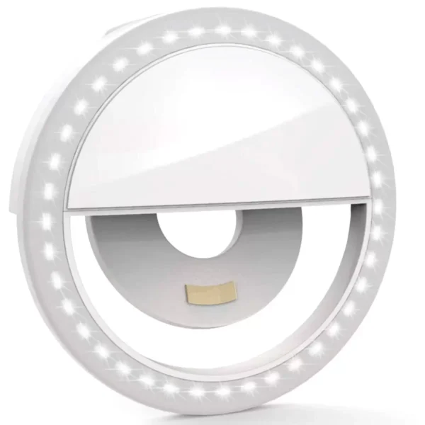 Mini Ring Light Selfie Com Luz De Led Para Celular - Imagem 8