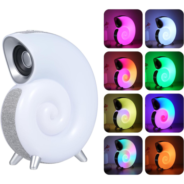 Conch Bluetooth Speaker, Smart Rgb Luz Atmosfera, Despertado - Imagem 7