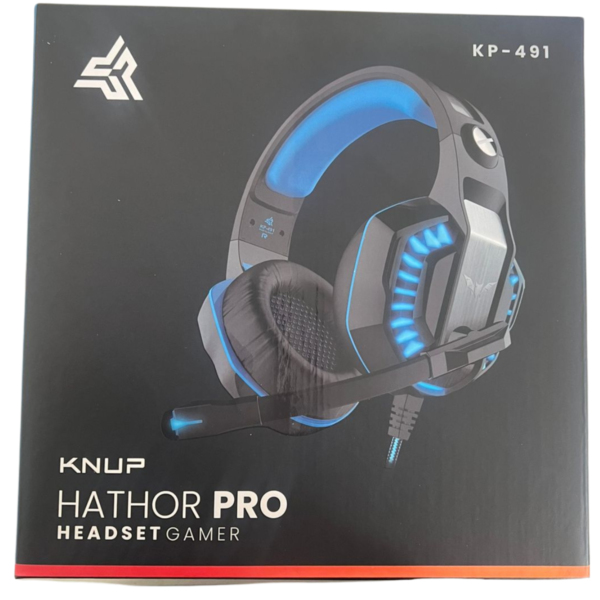 Headset Gamer Knup Kp-491 Com Led Microfone - Imagem 8