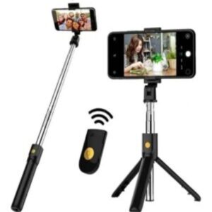 Tripé Bluetooth Mini 360º Pau De Selfie 3em 1 Celular