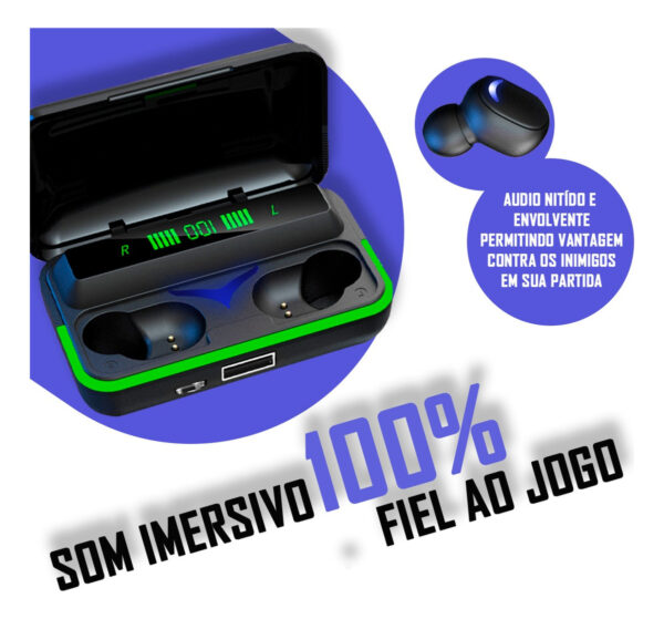 Fone De Ouvido Bluetooth Tws E10 A Prova Dágua - Imagem 7