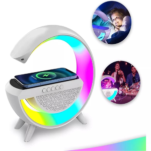Luminária De Mesa G Speaker Smart Station Bluetooth C/ Som